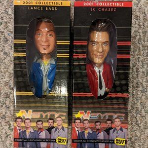 N'SYNC Bobblehead Dolls - Set of 2 (Lance & JC) NIB